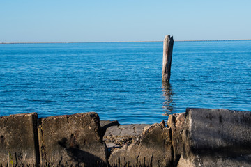 Mooring Pool left on the Bay