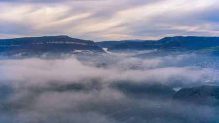Tarn valley in Millau, France