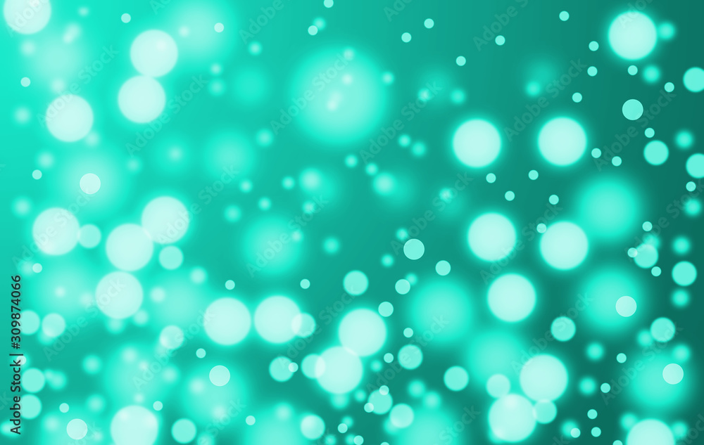 Poster blue bokeh for abstract background