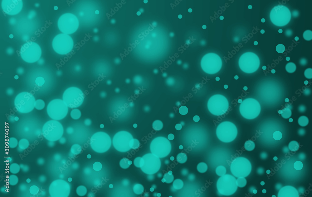 Poster abstract background with bokeh