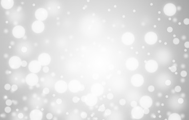 white bokeh for abstract background 