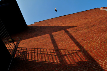 building with shadow