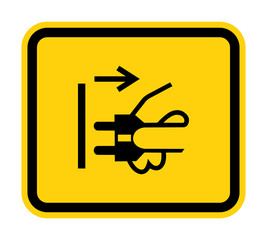 PPE Icon.Disconnect Mains Plug From Electrical Outlet Symbol Sign Isolate On White Background,Vector Illustration