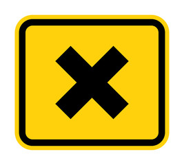 Obraz premium Beware Irritant Sign Isolate On White Background,Vector Illustration EPS.10