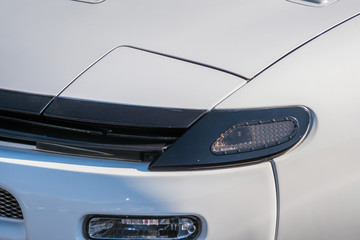 Fototapeta premium 自動車のヘッドライト Headlight of the car old