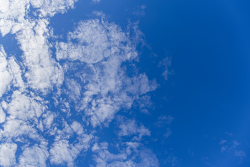 blue sky with white clouds