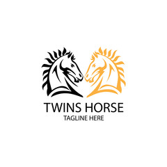 Horse Logo Template Vector illustration design