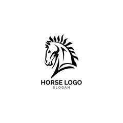 Horse Logo Template Vector illustration design