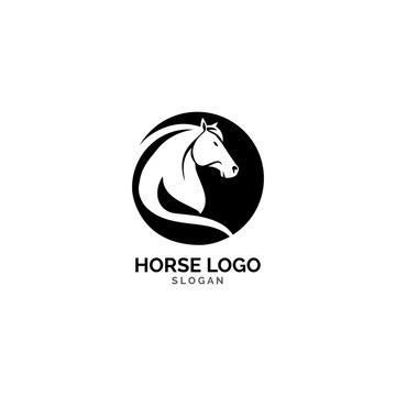 Horse Logo Template Vector illustration design