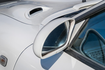 Fototapeta premium バックミラー old outer rear view mirror
