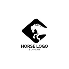 Horse Logo Template Vector illustration design