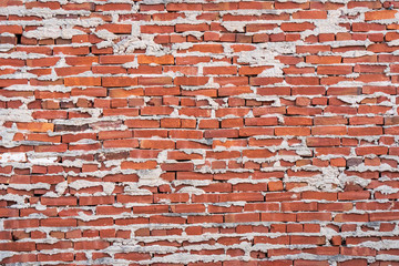 Old Red Brick Wall Background 3