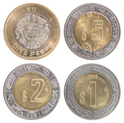 set of mexican coins