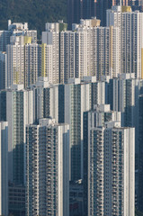 Obraz premium High rise residential building in Hong Kong city