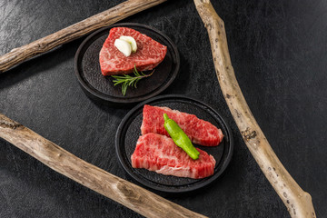 ブランド和牛で焼肉　Japanese style luxury grilled beef