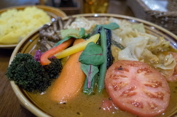 北海道のスープカレー