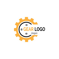 Gear Logo Template vector icon illustration design