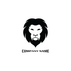 Lion head logo vector, creative graphic illustration design