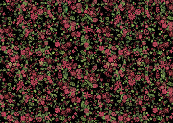 abstract beautiful floral pattern design