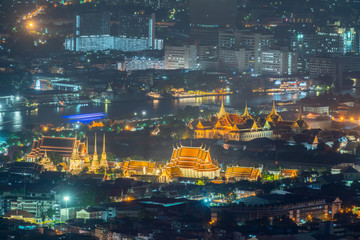 Obraz premium City of Bangkok where is the capital city of Thailand