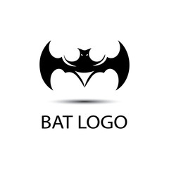 bat open wings flying concept elements icon