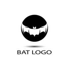 bat open wings flying concept elements icon