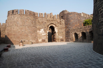 Front gate of Daulatabad fort, Aurangabad, Maharashtra