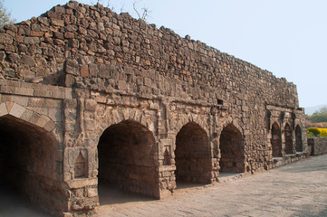 Daulatabad fort, building structure, Aurangabad, Maharashtra
