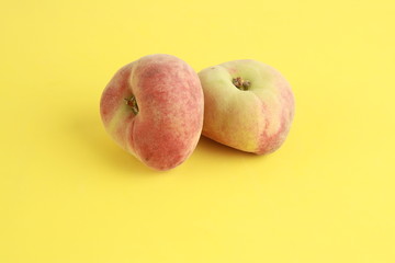 Paraguayan peach on colorful background