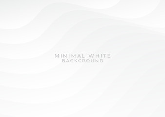 Minimal art background white bright color clean desgin fluid wave style with space