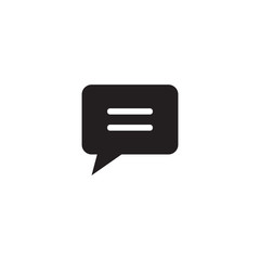 Chat icon symbol vector illustration