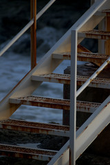 Puente en la playa