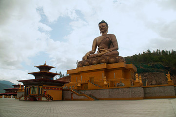 Buddha Dordenma, huge buddha statue, Thimpu, Bhutan