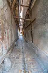 Troyes, France - 09 08 2019: Alley of cats