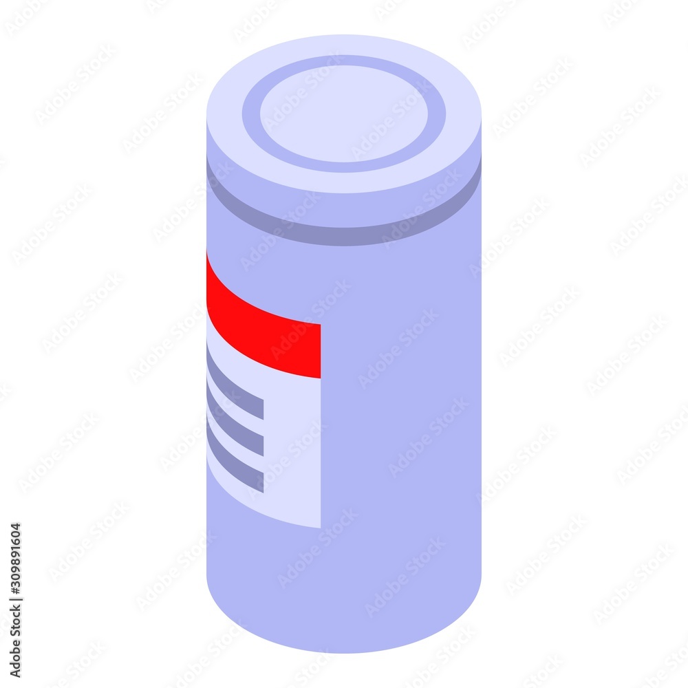 Aufkleber capsule jar icon. isometric of capsule jar vector icon for web design isolated on white background