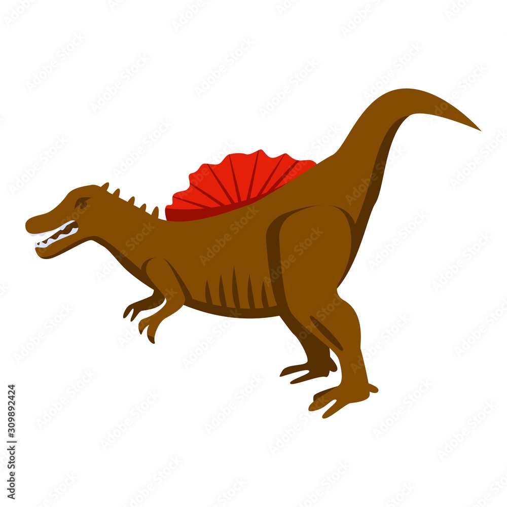 Poster pterosaur icon. isometric of pterosaur vector icon for web design isolated on white background
