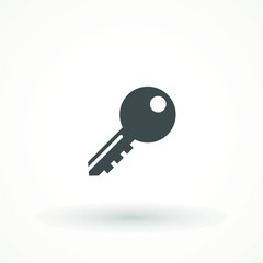 Keys icons , isolated. Closing and opening door. Sign and symbol . Locking and unlocking door vintage key pictogram, vector illustration.