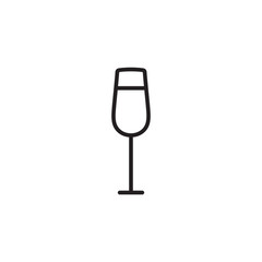 Champagne icon symbol vector illustration