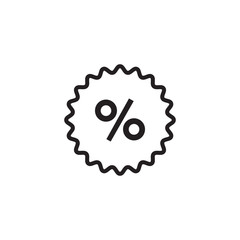Discount icon symbol vector illustration