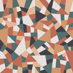 Abstract polygonal background. Vintage colors geometric pattern. Vector retro backdrop. 