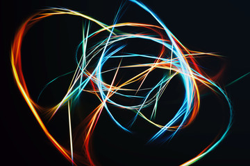 Abstract Motion Lines Fractal Wallpaper background