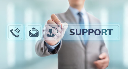 Fototapeta na wymiar Support Customer Service Quality assurance Business Technology concept.