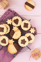 Schwarz-Weiß-Gebäck