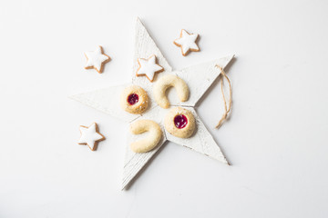 Kekse auf Stern
