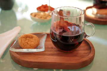 Hot wine for winter and Christmas