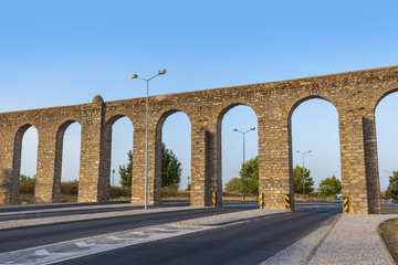 Fototapeta na wymiar Aqueduct - Evora Portugal