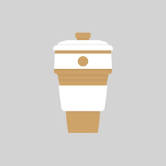 Vector folding coffee Cup Silicone collapsible cup