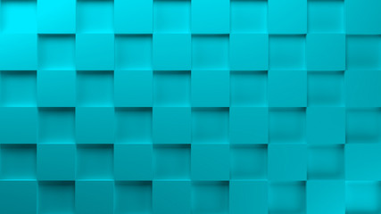 Abstract checkered background texture, 3d render