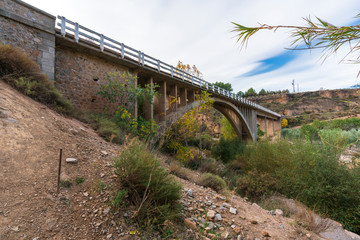 Bridge the old road of Fondon Almeria Spain
