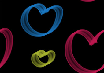 Seamless pattern with color line design background